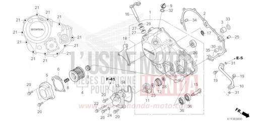 PANNEAU CARTER-MOTEUR D. CRF300LAM de 2021